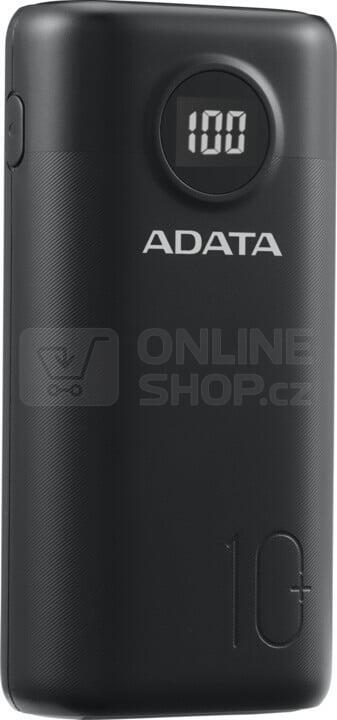 ADATA P10000QCD Power Bank 10000mAh černá AP10000QCD DGT CBK