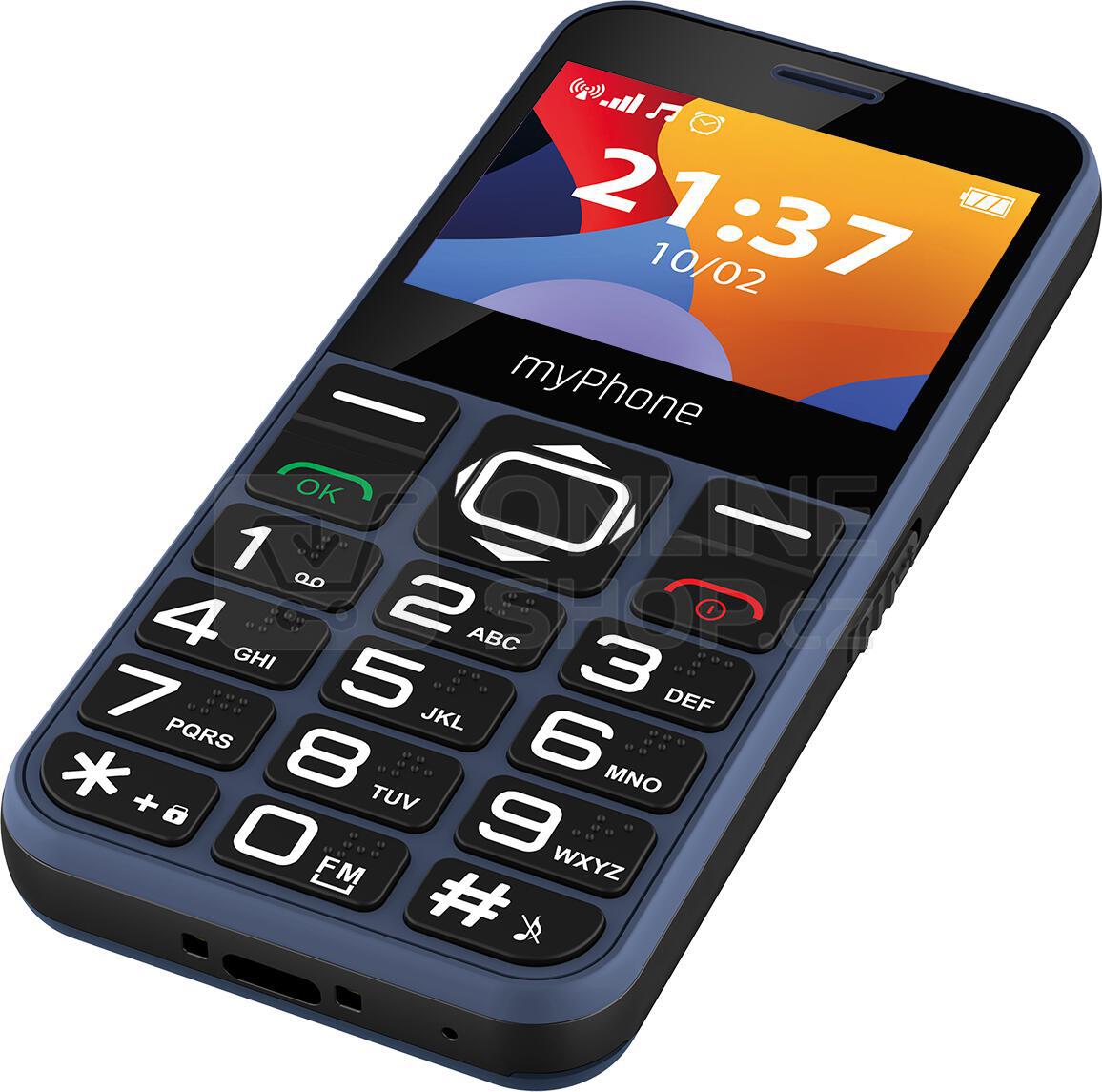 Mobiln Telefon Myphone Halo Senior Modr Onlineshop Cz