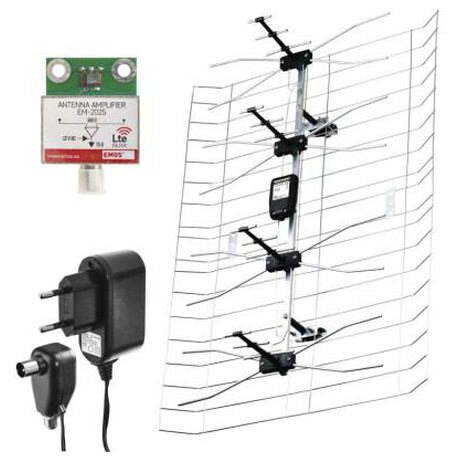 Emos anténa venkovní EM 025 0100 km DVB T2 DAB filtr LTE 4G J0665