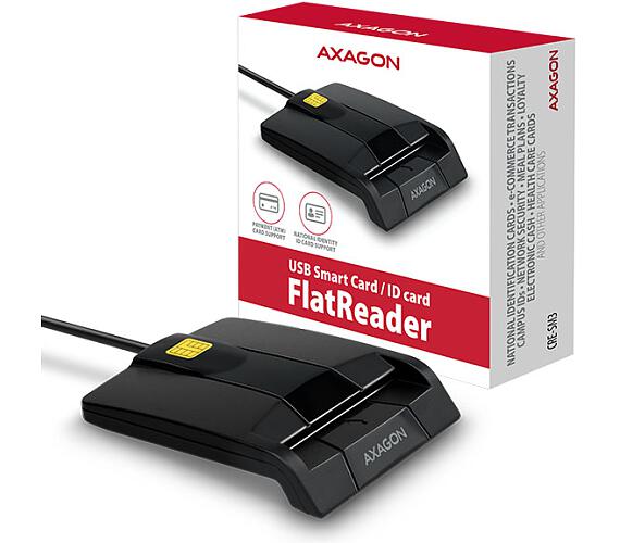 Fotogalerie Axagon aXAGON CRE SM3 USB externí FlatReader čtečka