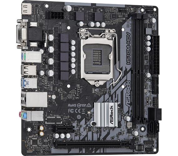 ASRock H510M HDV LGA1200 Intel H510 2x DDR4 VGA DVI D HDMI