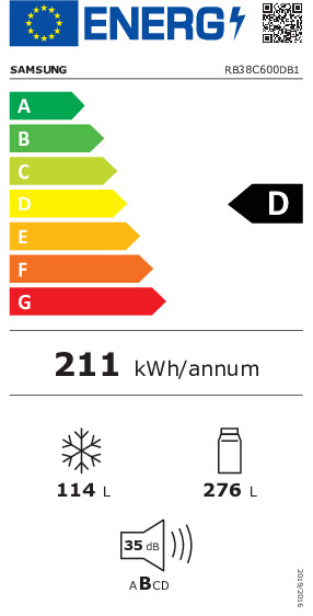 Chladnička Samsung RB38C600DB1 EF ONLINESHOP cz
