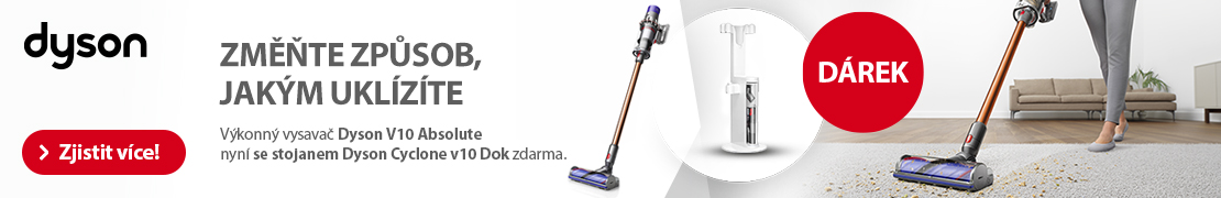 Zakupte tyov vysava Dyson V10 a zskejte stojan jako drek