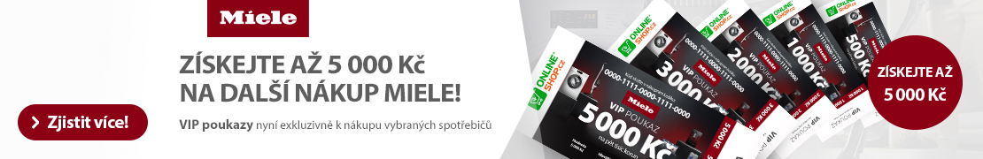 Kopie: Zskejte a 5 000 K na nkup Miele (vysavae)