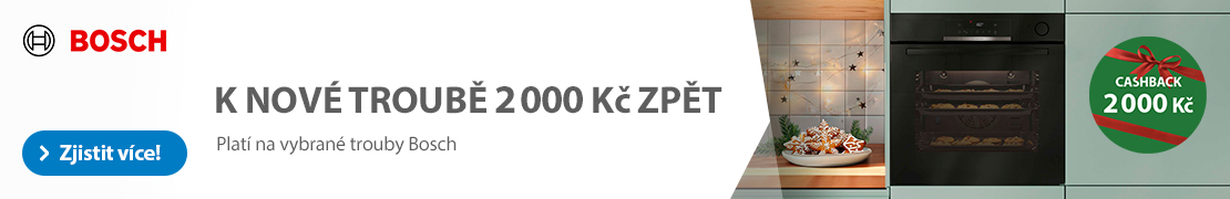 CASHBACK 2 000 K pi nkupu trouby Bosch