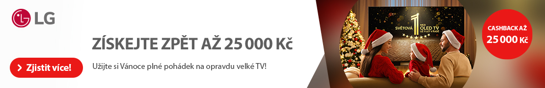 CASHBACK a 25 000 K z nkupu vybranch LG TV!