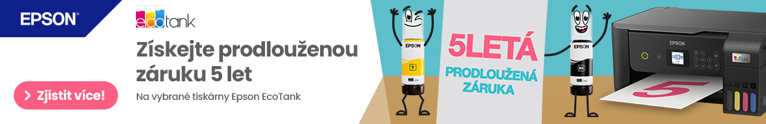 Zruka 5 let na vybran tiskrny Epson EcoTank