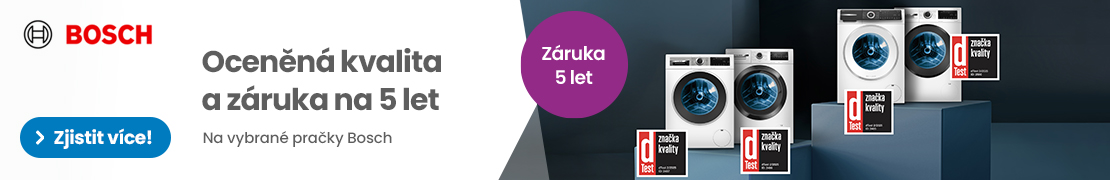 Zruka 5 let na vybran praky Bosch