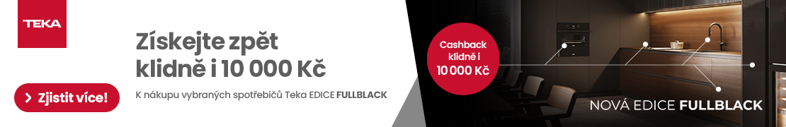 Cashback TEKA - zskejte 10 % z ceny zpt