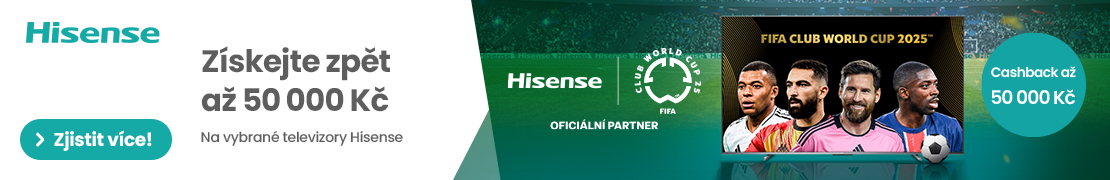 CASHBACK Hisense! Zskejte zpt a 50 000 K!