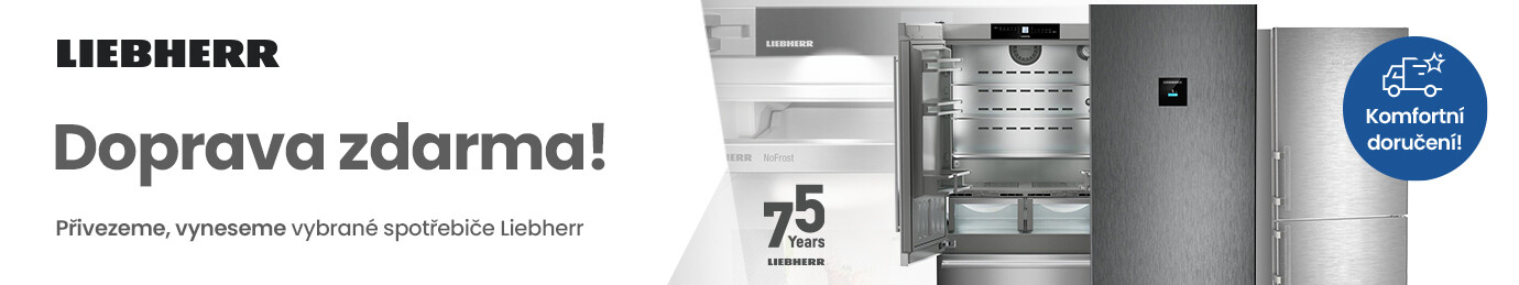 Doprava ZDARMA na spotebie Liebherr