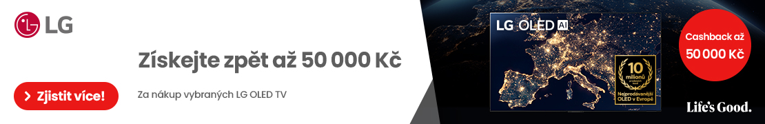 CASHBACK a 50 000 K k nkupu vybranch LG TV!