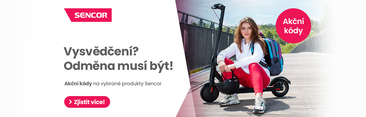 Odmna za vysvden s produkty Sencor!