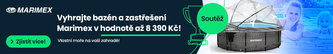 Vyhrajte bazn a zasteen Marimex_sout