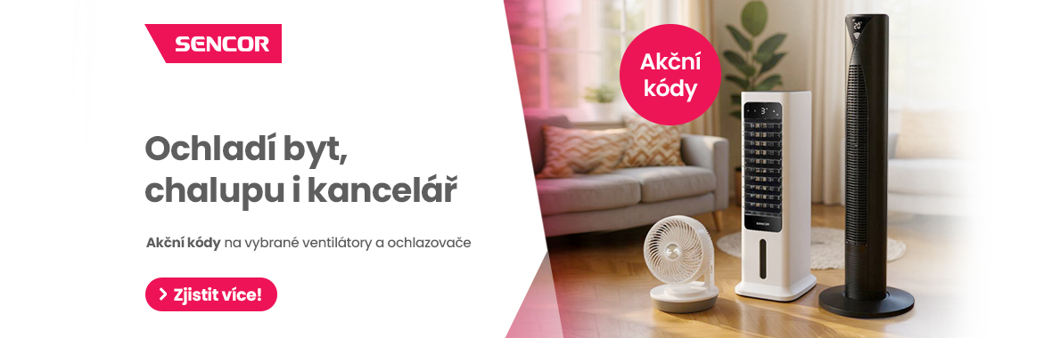 Akn kdy na ventiltory a ochlazovae Sencor