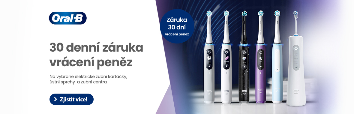 30 dn zruka vrcen penz Oral B