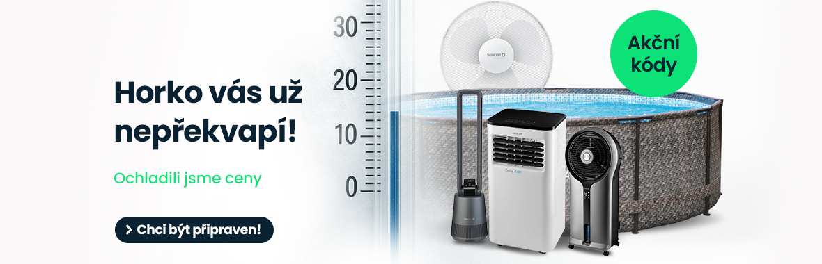 Ochladili jsme ceny klimatizac, ventiltor, bazn...