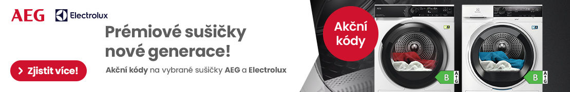 Prémiové sušičky AEG a Electrolux (sušičky prádla)