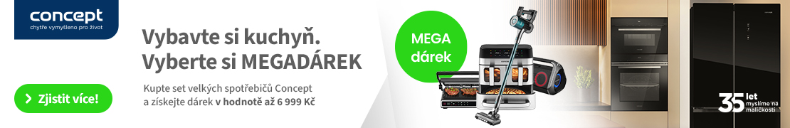 Nakupte vybrané spotřebiče Concept a získejte Megadárek (myčky)
