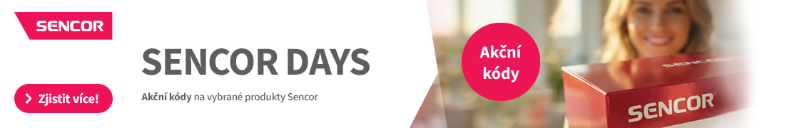 SENCOR DAYS s akčními kódy (malé elektro)