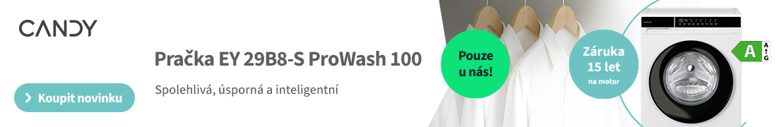 Představujeme pračku Candy EY 29B8-S ProWash 100 (pračky,sušičky)