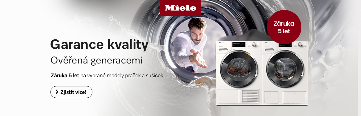 5letá záruka na vybrané pračky a sušičky Miele (HP2,dole)