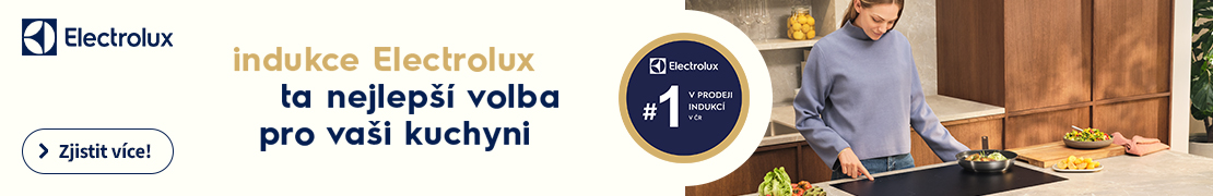 Electrolux je #1 v prodeji indukcí v ČR (varné desky)