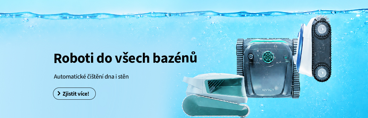 Roboti a vysavače do bazénů 2026