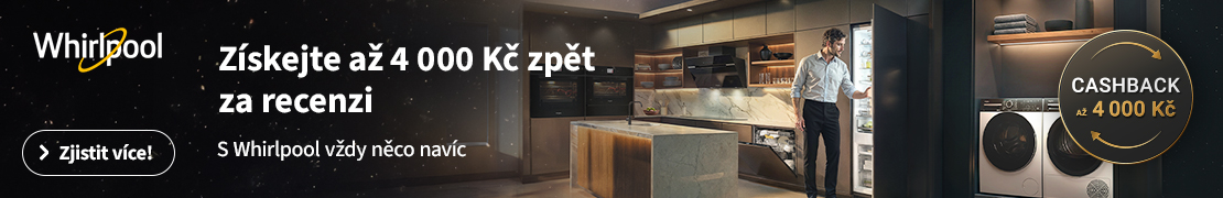 Whirlpool cashback až 4 000 Kč (kuch. spotřebiče)