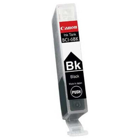 Inkoustová náplň Canon BCI-6Bk, 210 stran originální - černá
