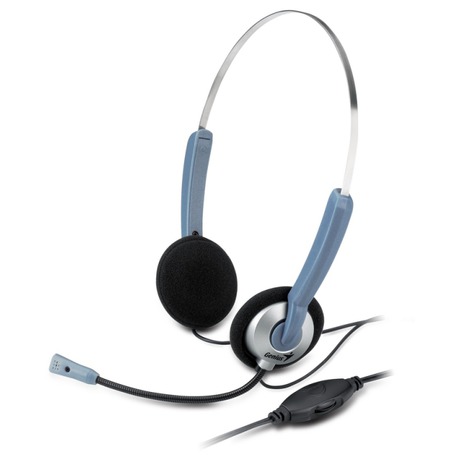 Headset Genius HS-02S - černý/stříbrný