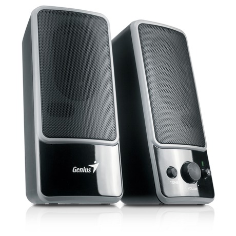 Reproduktory Genius SP-M200 2.0 - černá - Genius SP-M200 2.0 -&nbsp;černá (foto 1)