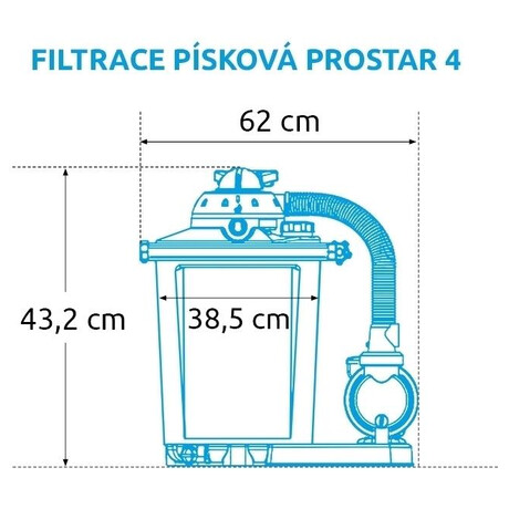 Pskov filtrace Marimex ProStar 4 pro bazn do 20 m3
