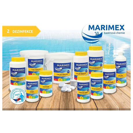 Baznov chemie MARIMEX Chlor Triplex 3v1 1,6 kg