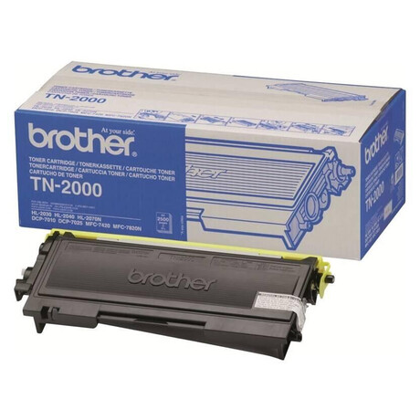 Toner Brother TN-2000, 2500 stran originální - černý