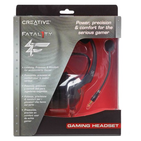 Headset Creative Labs HS-800 Fatal1ty - černý