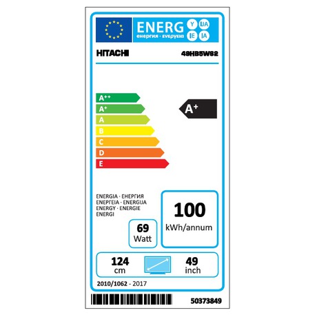 LED televize Hitachi 49HB5W62