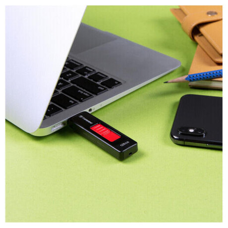 Transcend 128GB JetFlash 760, USB 3.0 flash disk, LED indikace, erno/erven (TS128GJF760)