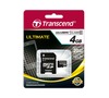Paměťová karta Transcend MicroSDHC 4GB Class10 + adapter - Transcend 4GB microSDHC (foto 1)