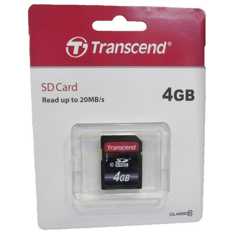 Transcend 4GB SDHC (foto 1)