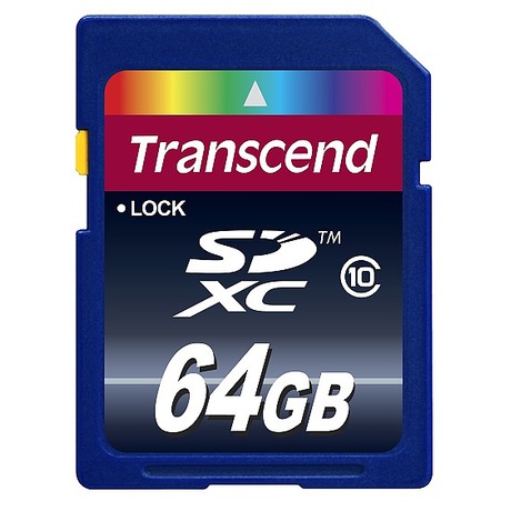 Paměťová karta Transcend SDXC 64GB UHS-I U1 (30MB/s) - Transcend 64GB SDXC (foto 1)