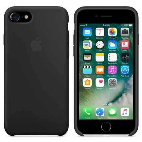 Apple iPhone 7 Silicone Case Black