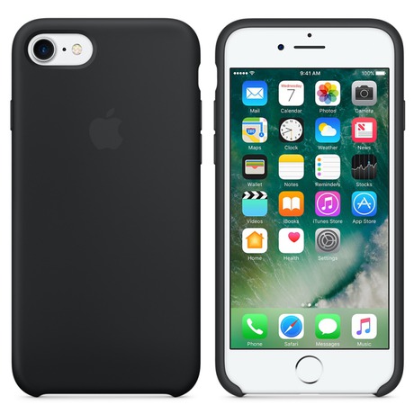 Apple iPhone 7 Silicone Case Black