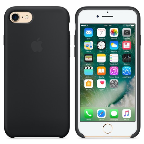 Apple iPhone 7 Silicone Case Black