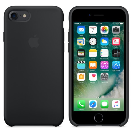 Apple iPhone 7 Silicone Case Black