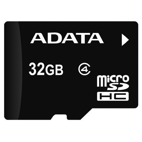 ADATA Micro SDHC karta 32GB Class 4&nbsp;+ USB čtečka v3, černá (foto 1)