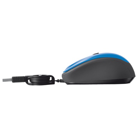 TRUST Myš Yvi Wireless Mini Mouse USB, navíjecí, modrá (foto 2)