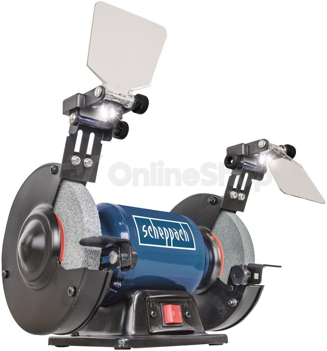 Dvoukotoučová bruska Scheppach SM 150 L