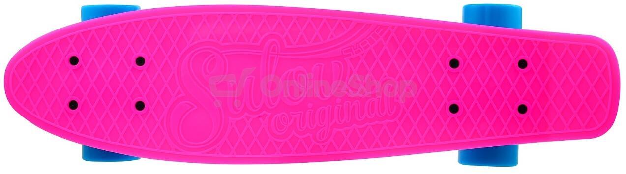 Penny board 22" SULOV® NEON SPEEDWAY růžovo-modro-bílý