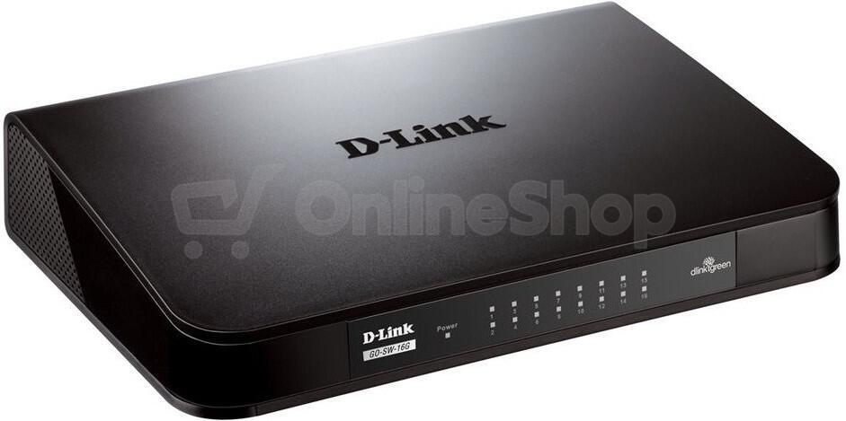 D-Link GO-SW-16G 16-Port GIGABIT EASY DESKTOP SWITCH (GO-SW-16G/E)